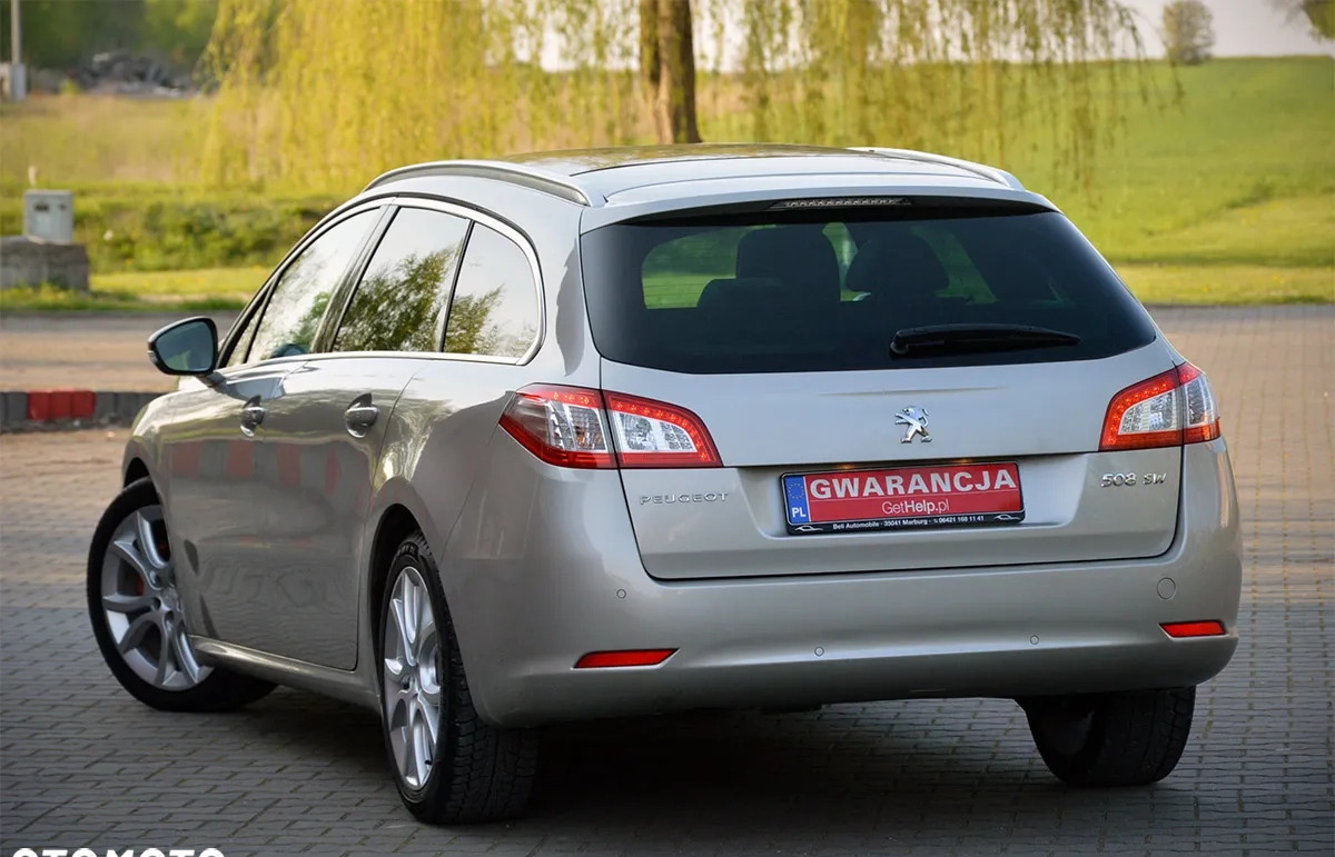 Peugeot 508 cena 34900 przebieg: 133500, rok produkcji 2010 z Drzewica małe 742